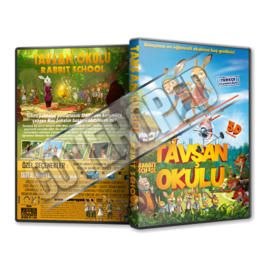 Tavşan Okulu - Rabbit School 2017 Cover Tasarımı (Dvd Cover)